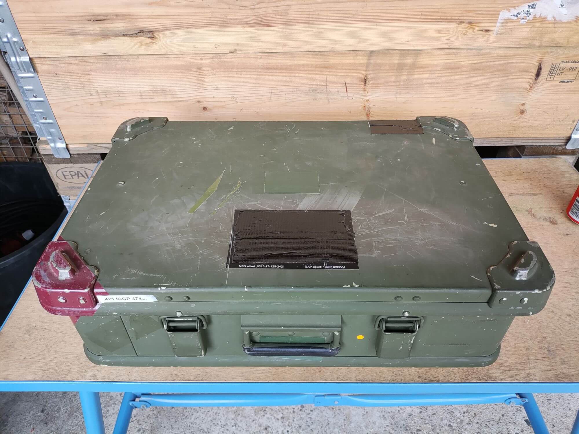 Aluminium Transportkiste ähnlich Zarges ex Militär 40x60x20cm