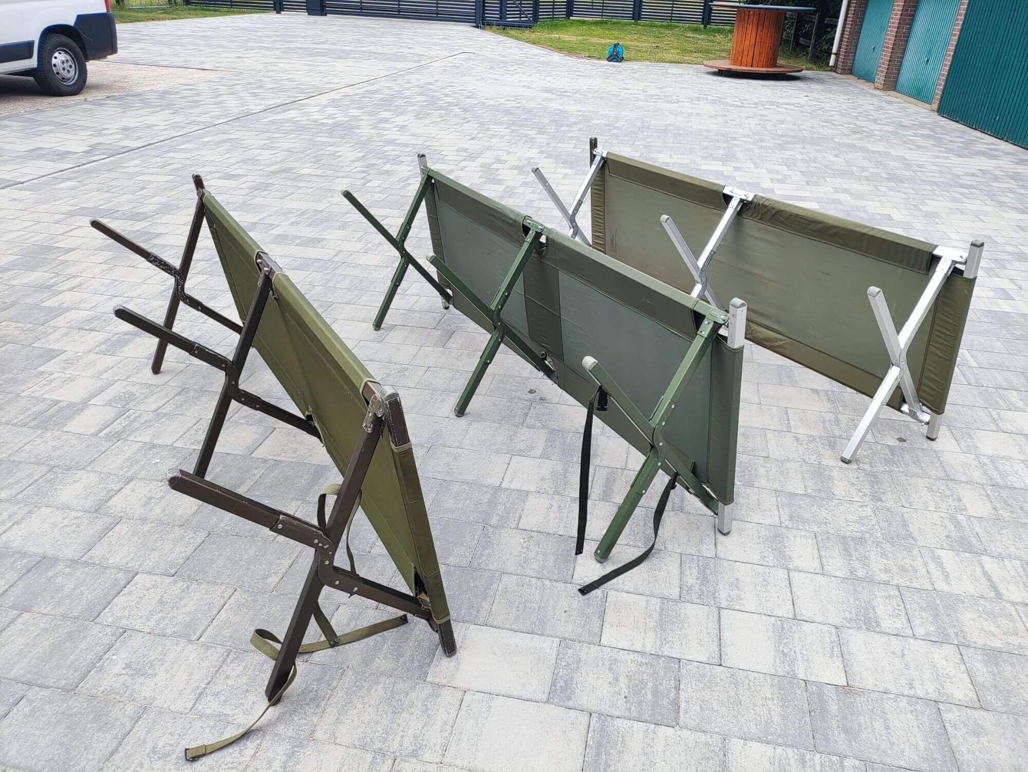 Großposten Feldbett, Feldbetten, original Militär, Bundeswehr , gebrauchte Ware