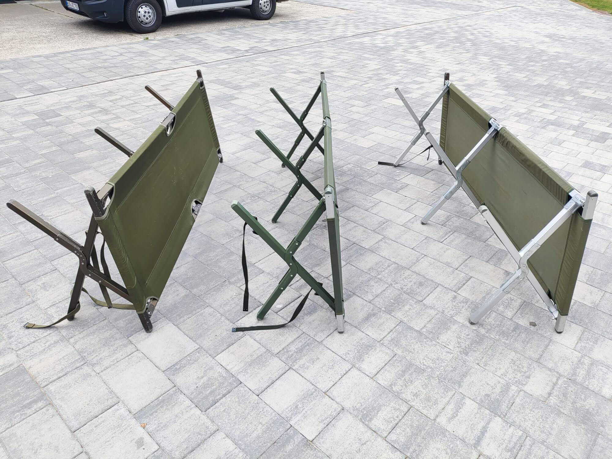 Großposten Feldbett, Feldbetten, original Militär, Bundeswehr , gebrauchte Ware