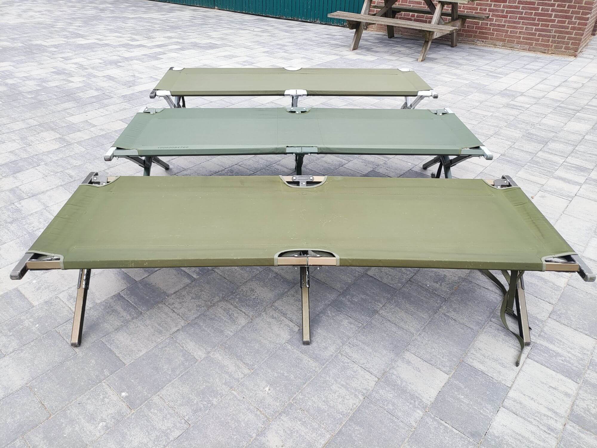 Großposten Feldbett, Feldbetten, original Militär, Bundeswehr , gebrauchte Ware